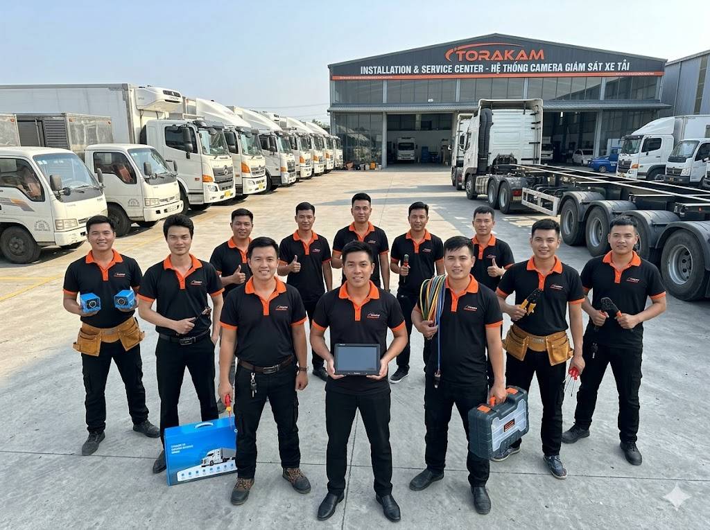 Lắp đặt camera xe tải chuyên nghiệp