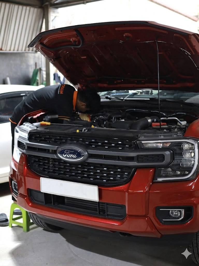 Lắp camera trước sau cho xe Grab rõ nét ngày đêm